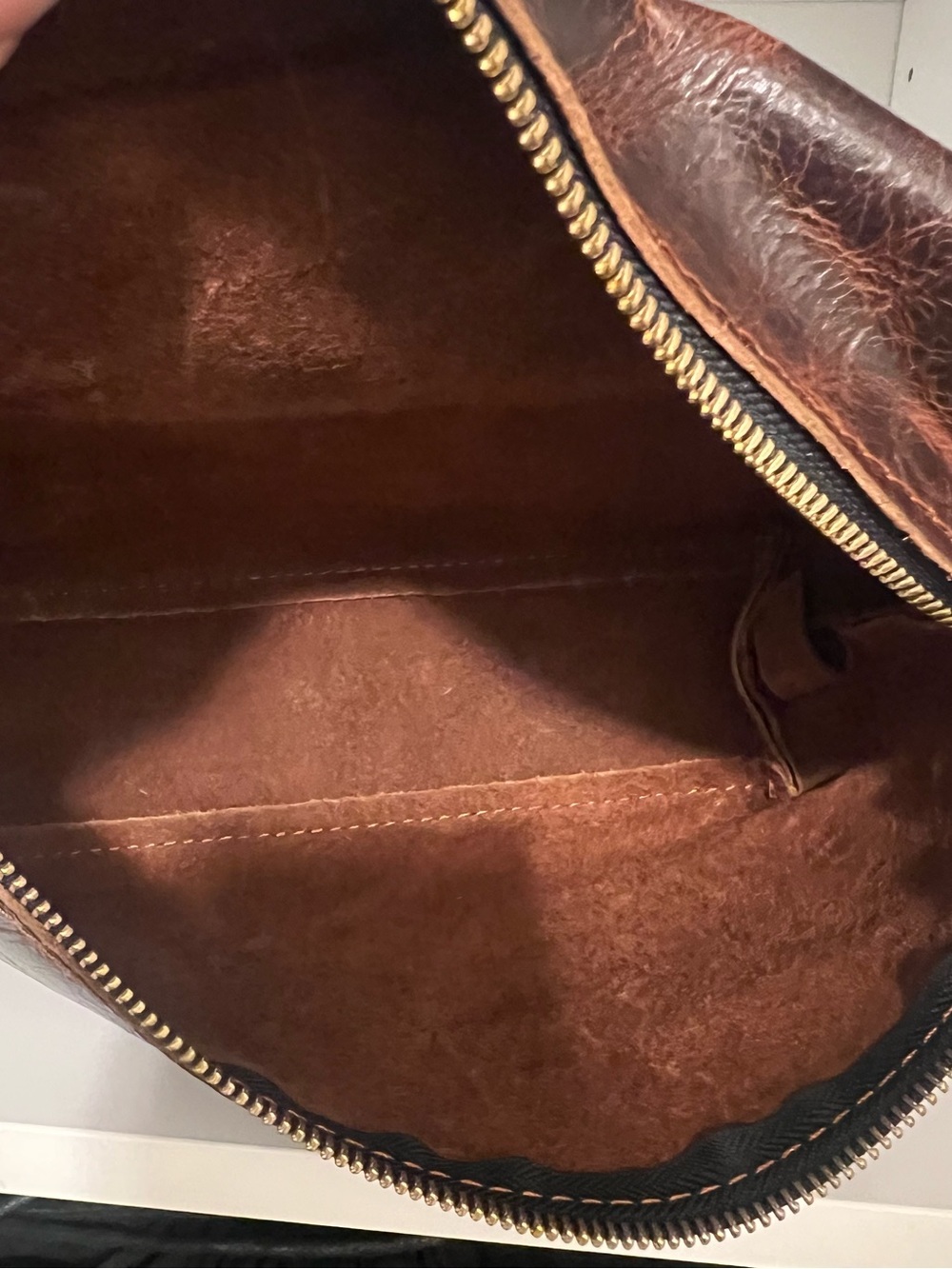 Portland Leather Goods Large Zip Pouch - Picture 4 of 4